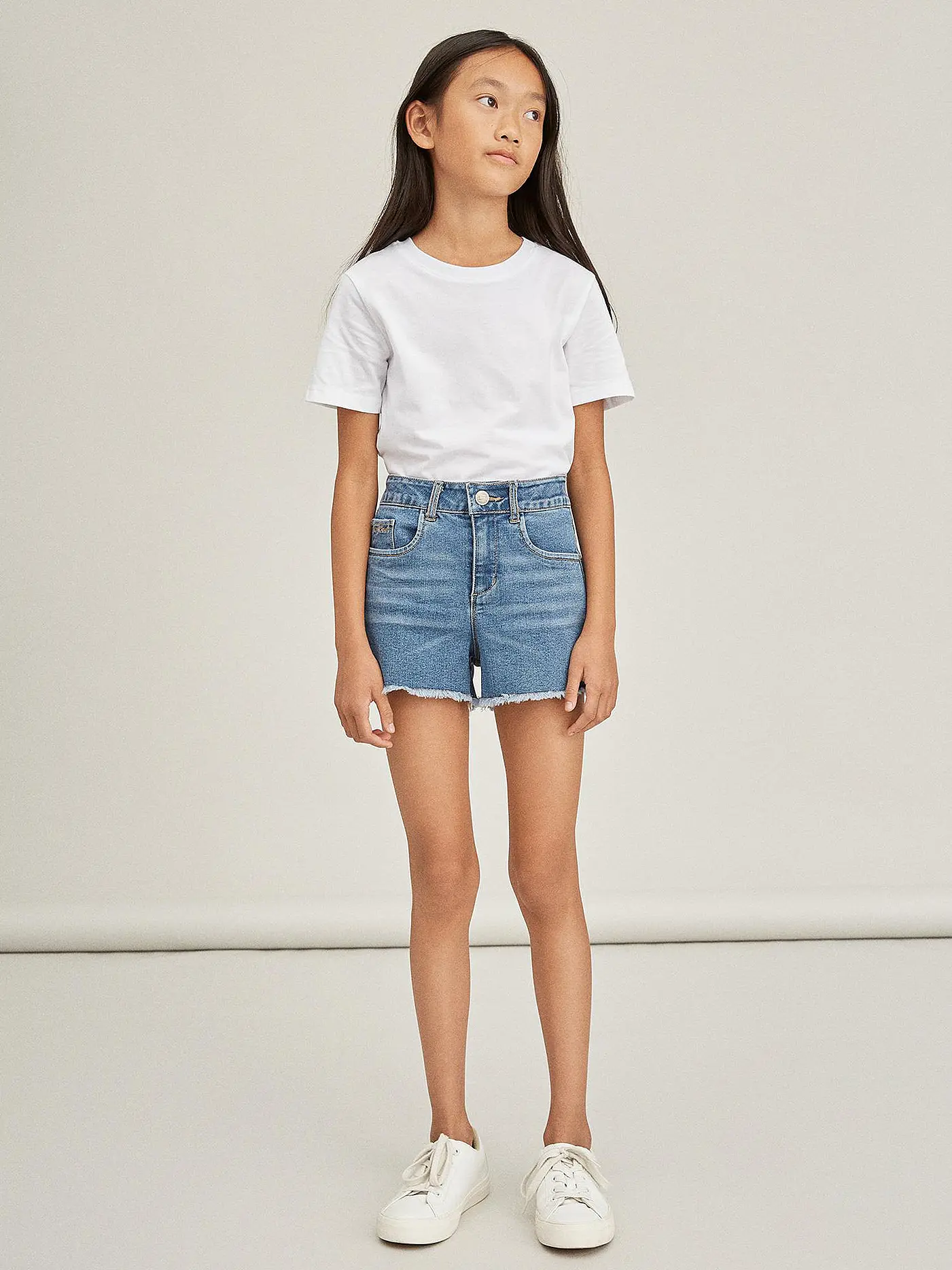 NAME IT | Mädchen Mom Jeans Shorts NKFRANDI DNMTECES Highwaist | 